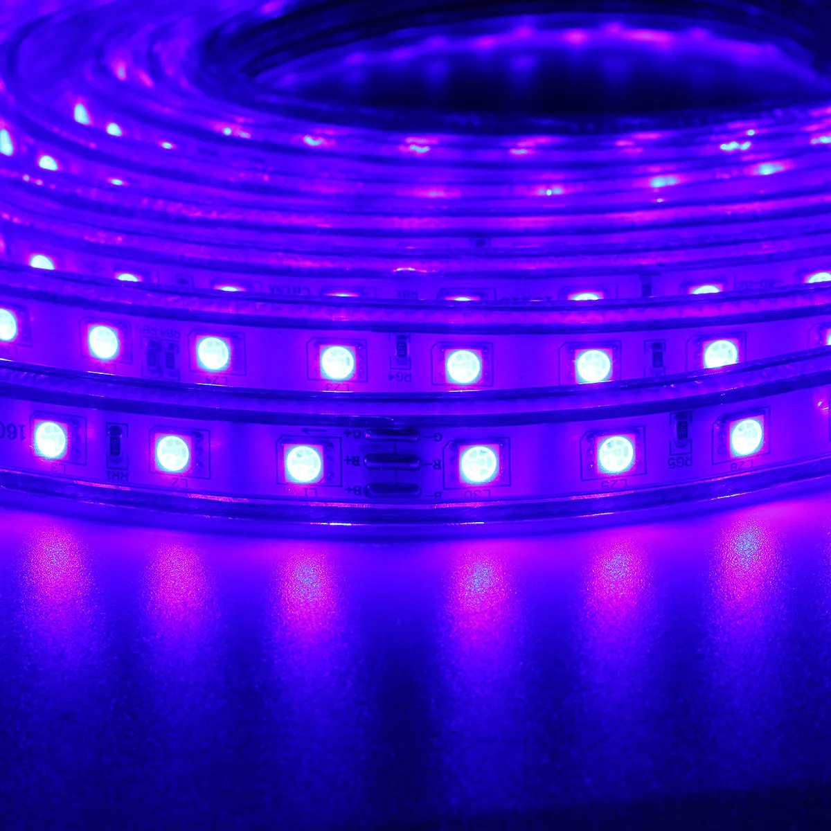 1/2/3/5M SMD5050 LED RGB Flexible Rope Outdoor Waterproof Strip Light   Plug   Remote Control AC220V