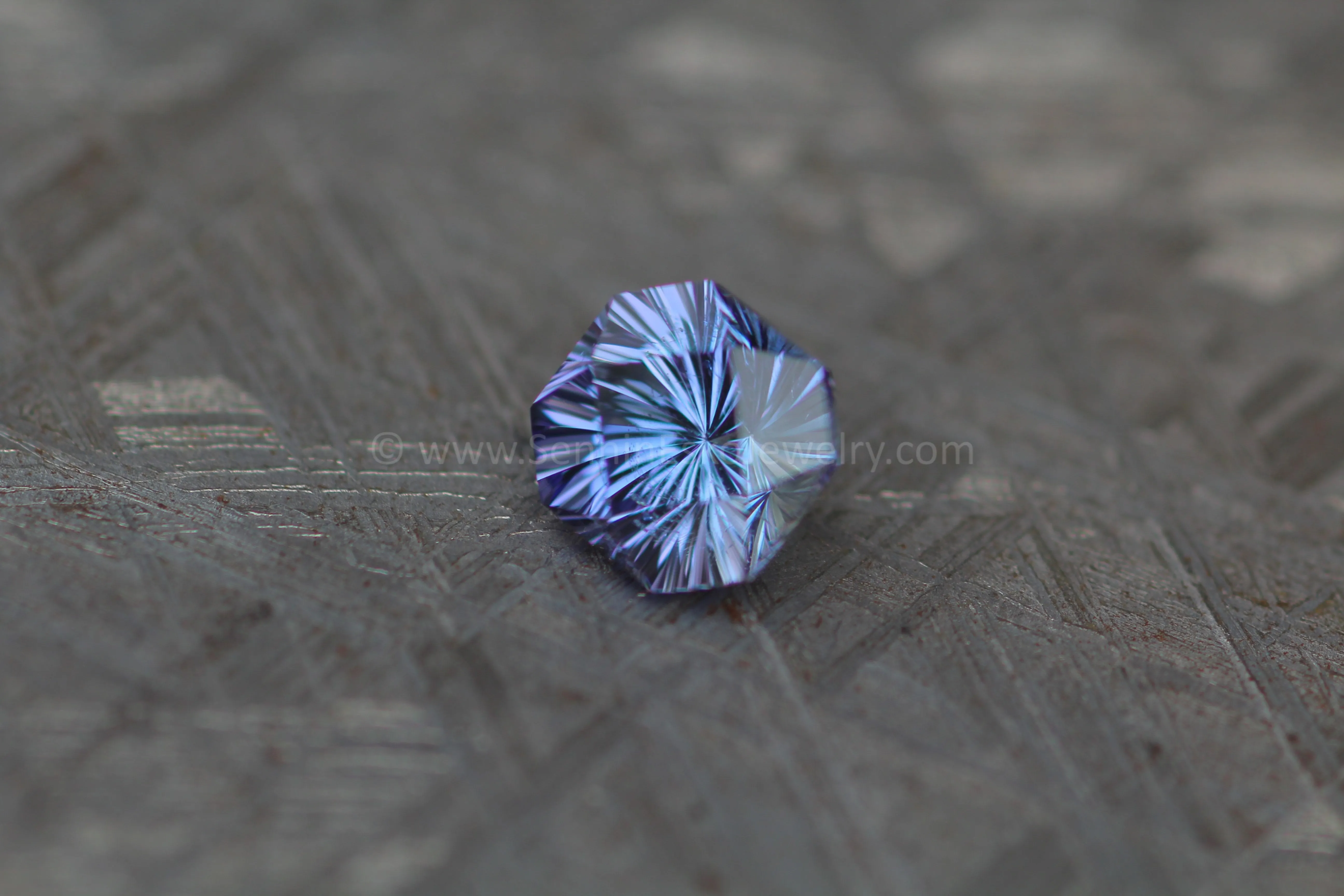 2 Carat Periwinkle Tanzanite Square Octagon - 7.9x7.2mm - Fantasy Cut