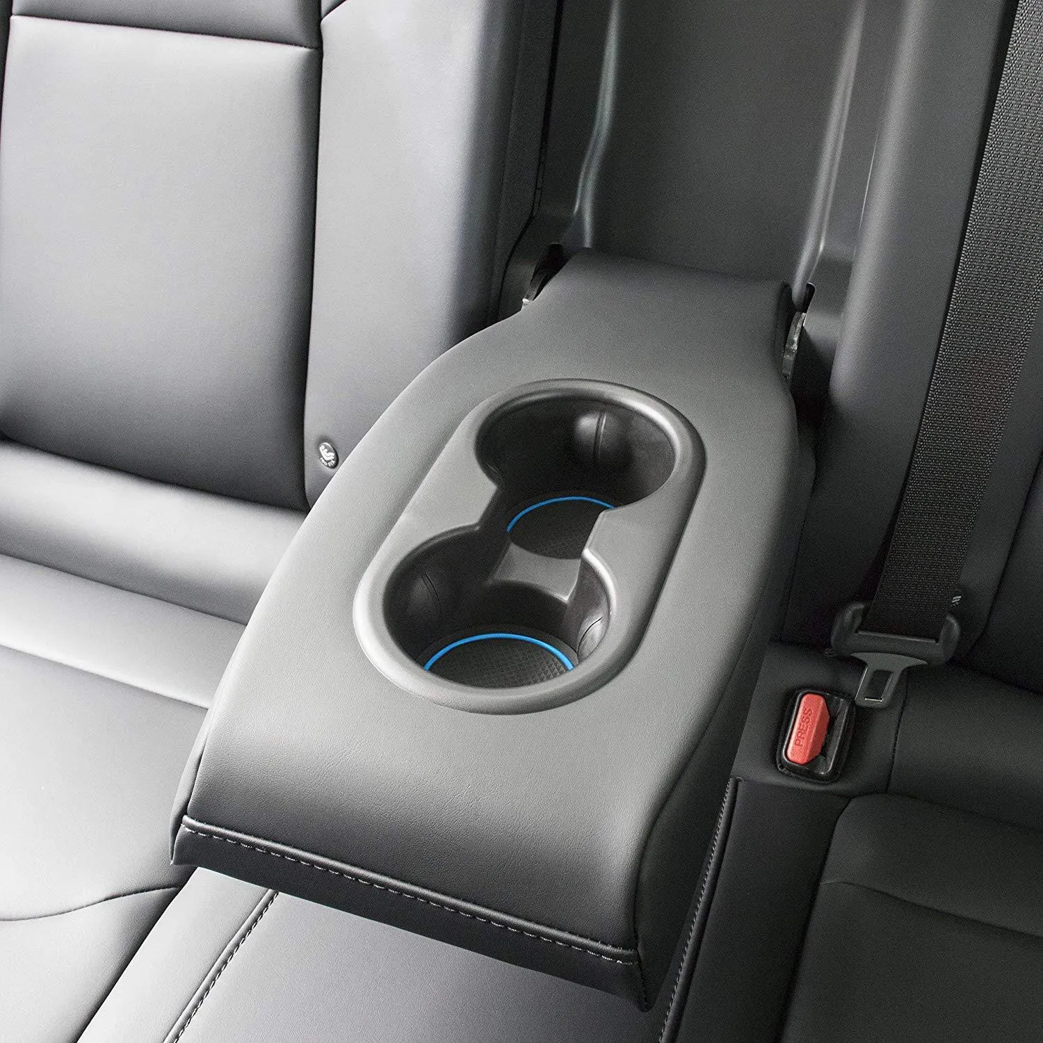 2017-2020 Tesla Model 3 Custom Fit Cup Holder and Center Console Compartment Liner 7 Piece Set
