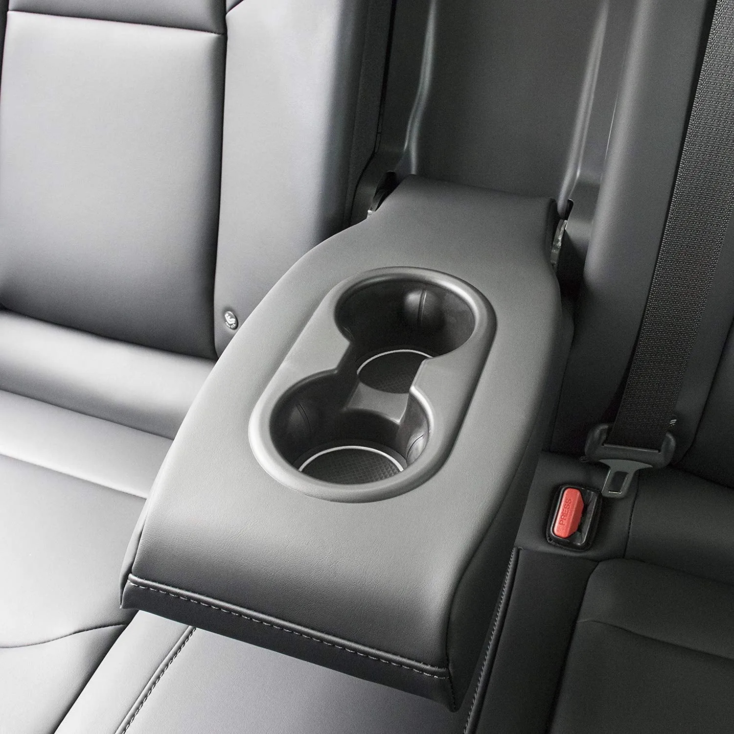 2017-2020 Tesla Model 3 Custom Fit Cup Holder and Center Console Compartment Liner 7 Piece Set