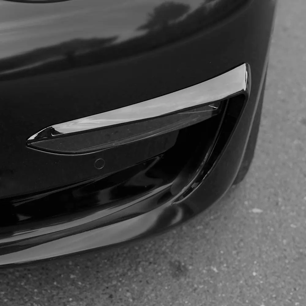 2018-2022 Tesla Model 3 Front Fog Light Trim Covers