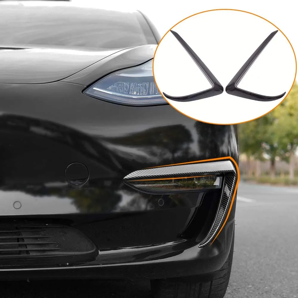 2018-2022 Tesla Model 3 Front Fog Light Trim Covers