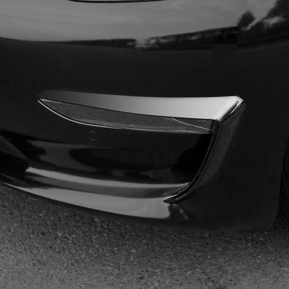 2018-2022 Tesla Model 3 Front Fog Light Trim Covers