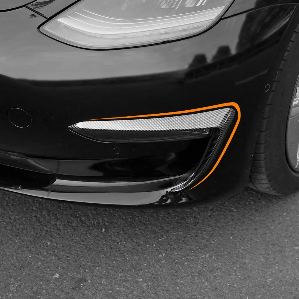 2018-2022 Tesla Model 3 Front Fog Light Trim Covers