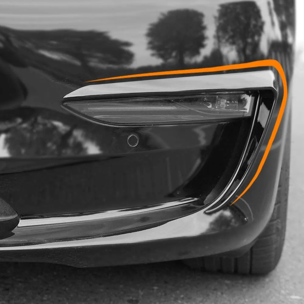2018-2022 Tesla Model 3 Front Fog Light Trim Covers