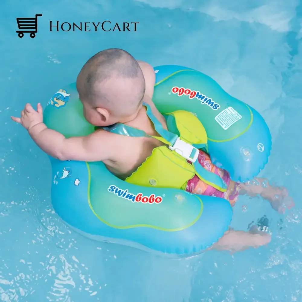 2022 Smart Swim Trainer Baby airless float ring with UPF50  canopy