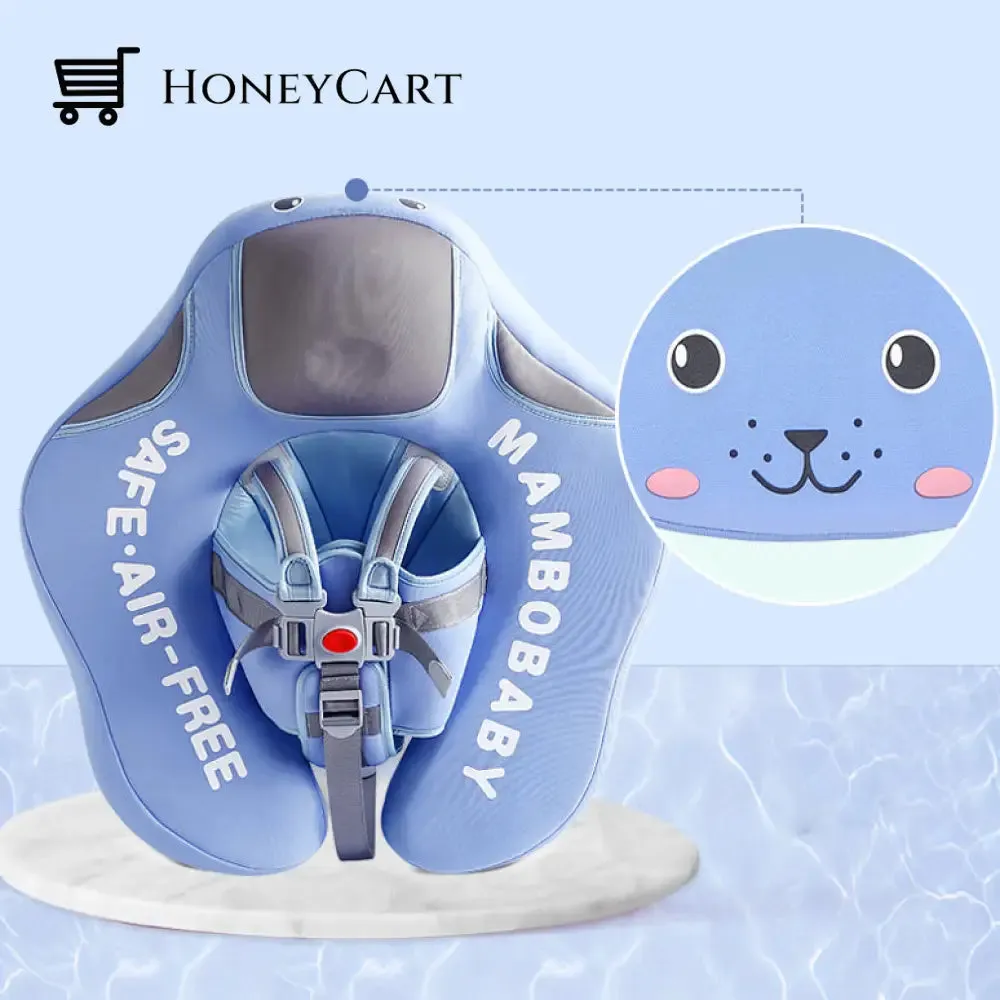 2022 Smart Swim Trainer Baby airless float ring with UPF50  canopy