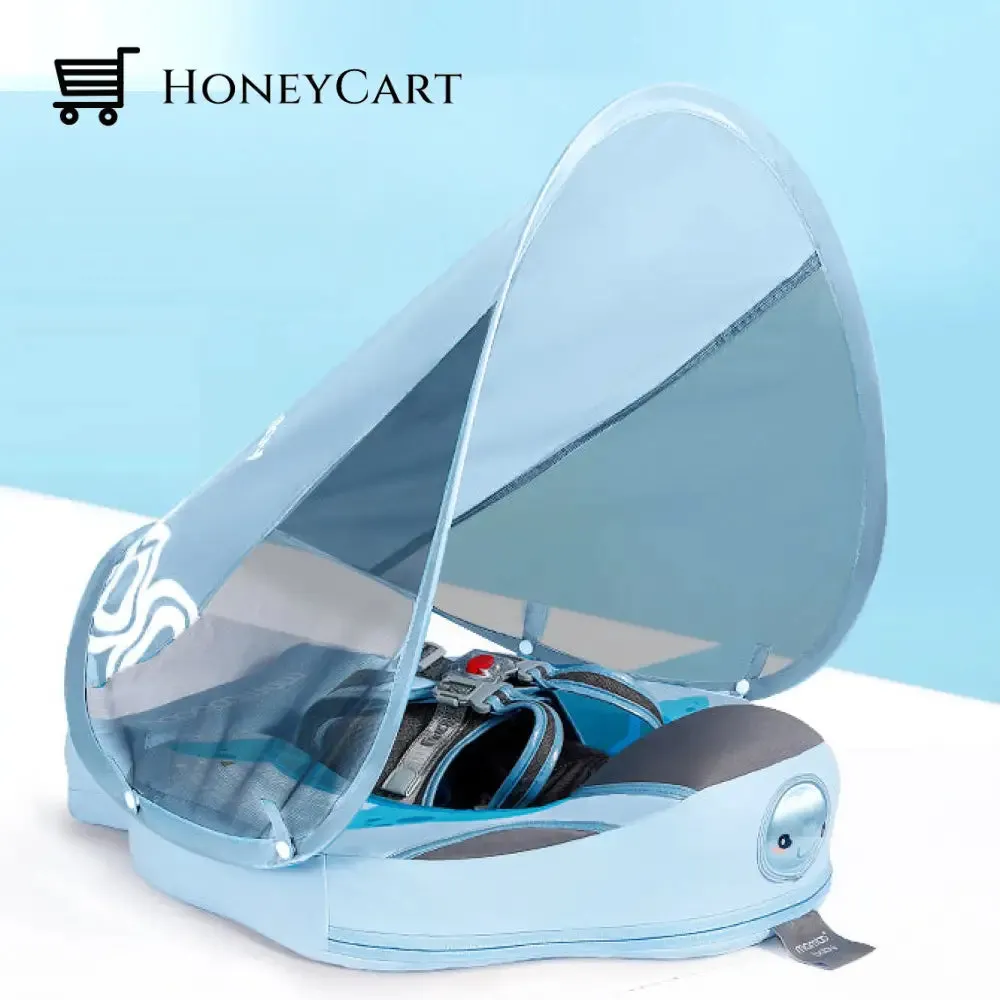 2022 Smart Swim Trainer Baby airless float ring with UPF50  canopy