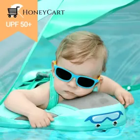 2022 Smart Swim Trainer Baby airless float ring with UPF50  canopy
