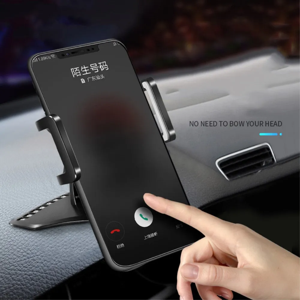 3 in 1 Car GPS Smartphone Holder: Dashboard / Visor Clamp   AC Grid Clip for LG SP320 X Series X Charge TD-LTE (LG MLV7N) - Black