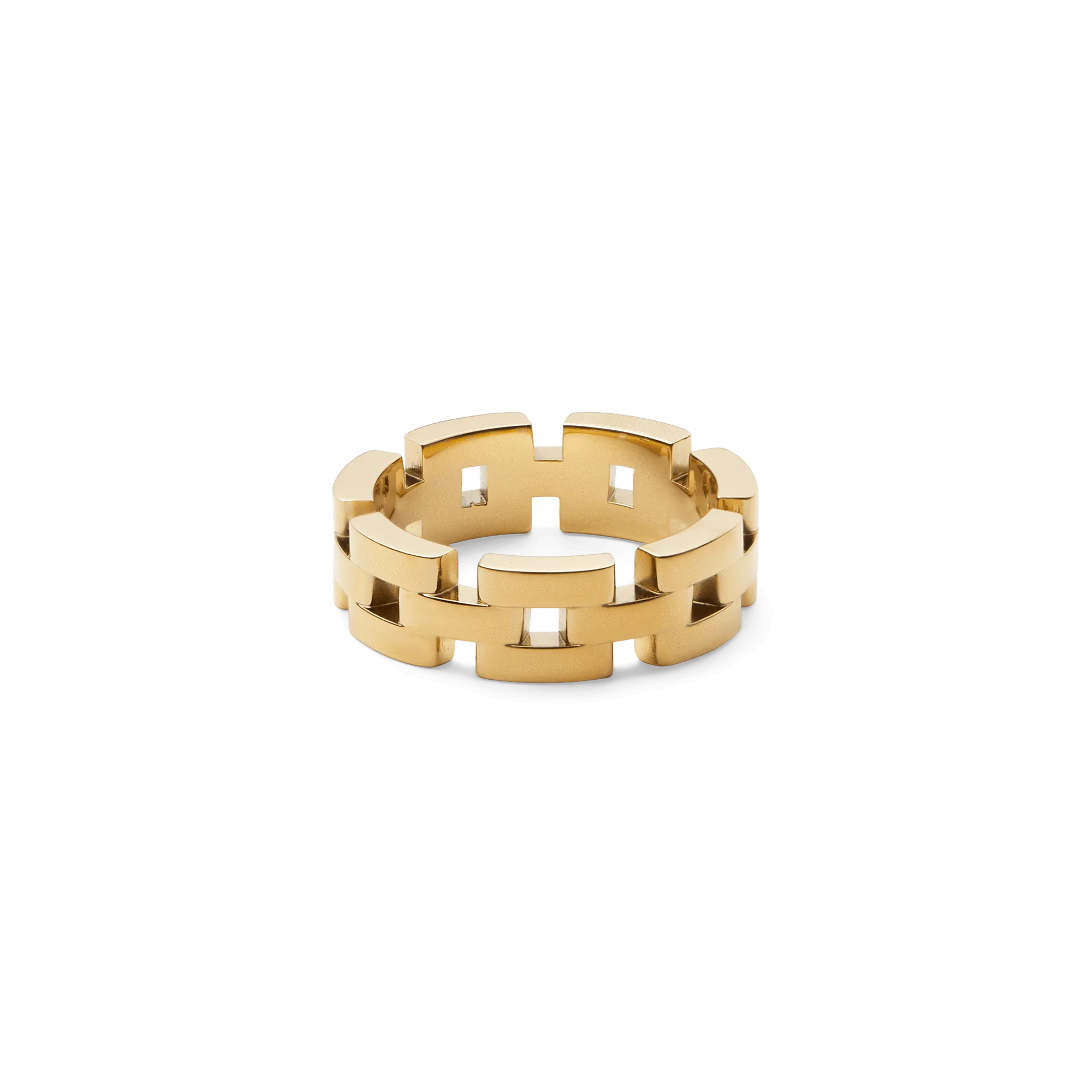 3-Link Ring Gold