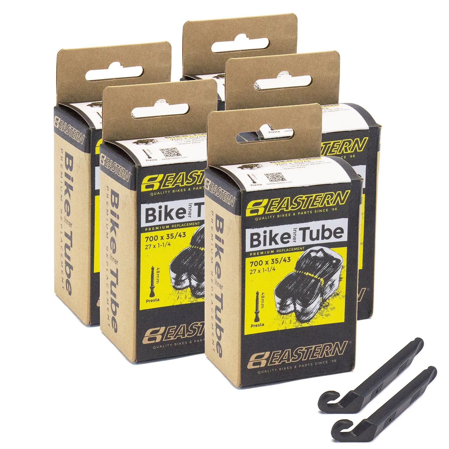 700c Tube Repair Kit (5-pack)- Presta Valve 48mm