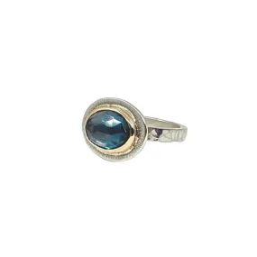 Alora - London Blue Topaz Ring