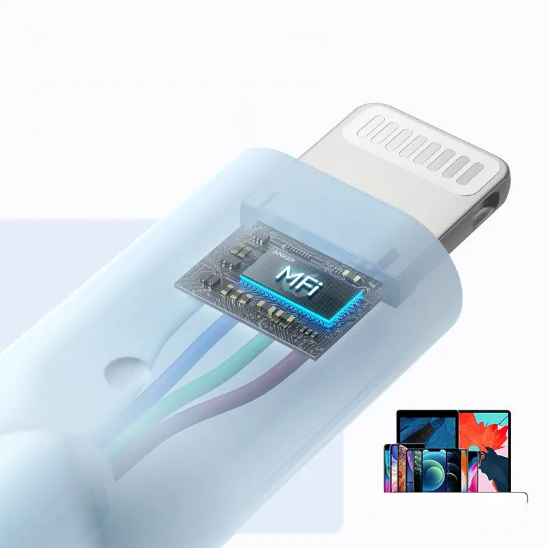 Anker Anke PD Fast Charge Data Cable Typec to Lightning Apple MFI Certified Apple Charging Cable