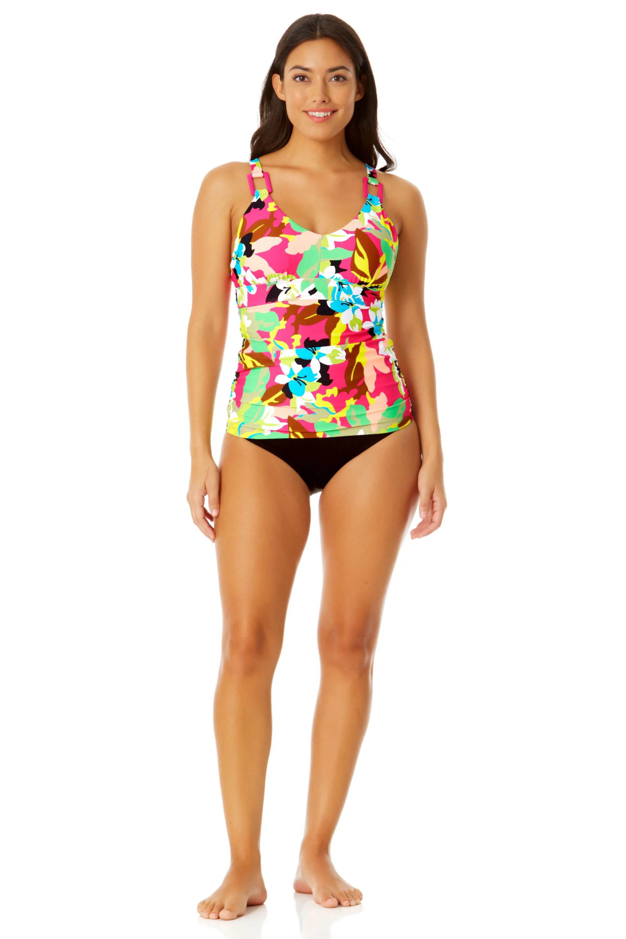 Anne Cole - Women's Easy Ring Tri Tankini Swim Top