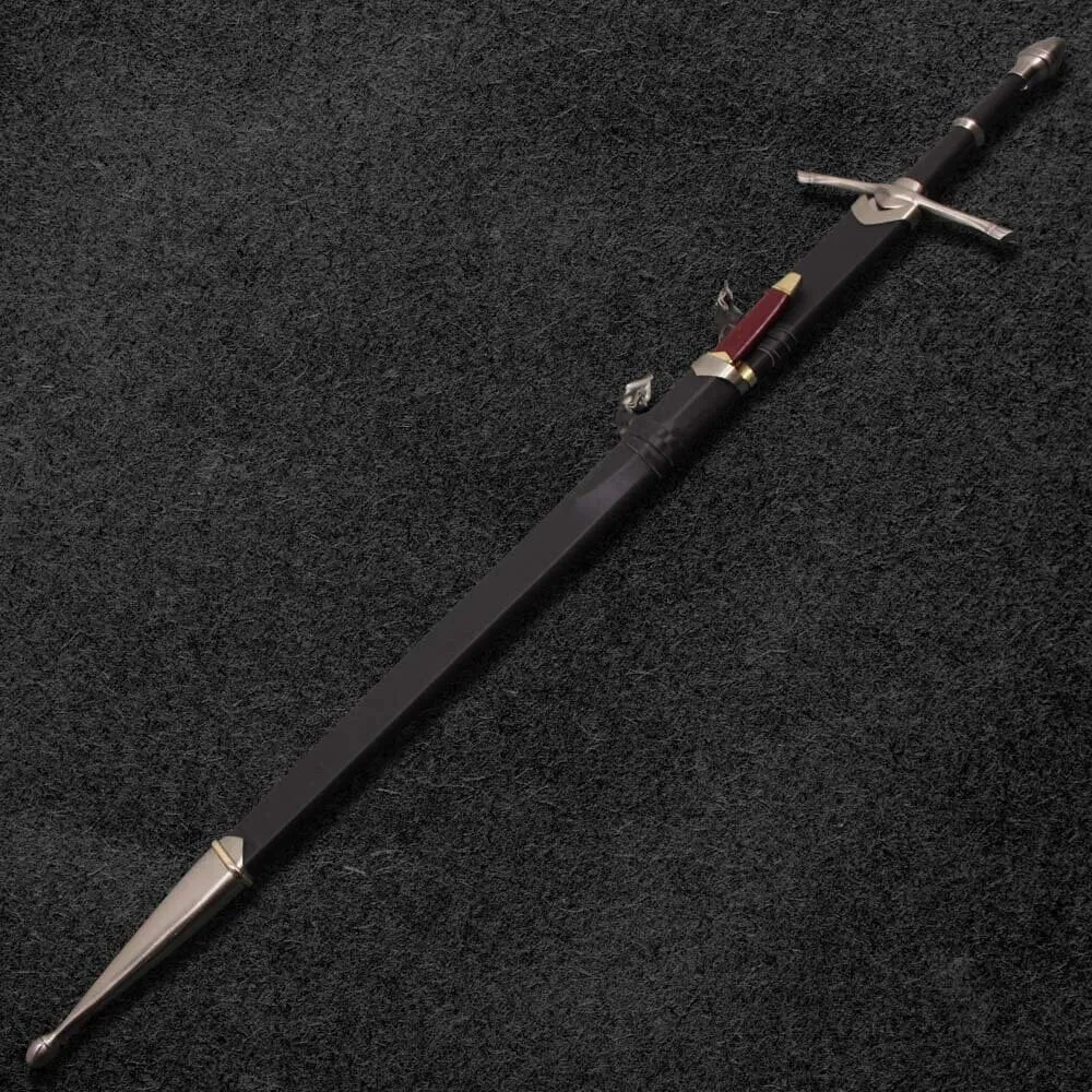Aragorn Strider Ranger Sword With Knife Fully Handmade Replica (Black Color)