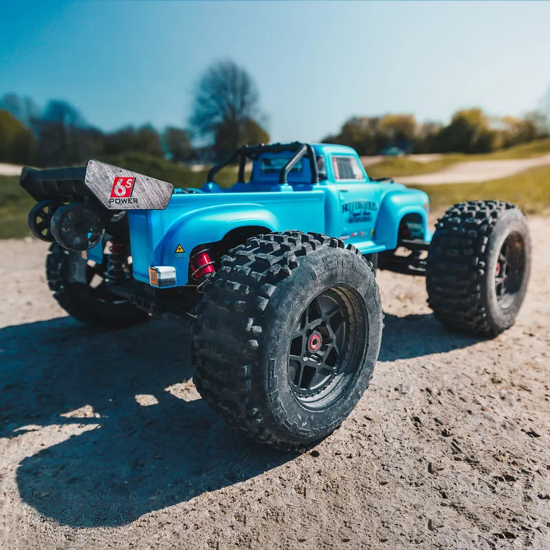ARRMA ARA8611V5T2 Notorious 6S BLX 2020 Spec RC Stunt Truck Blue