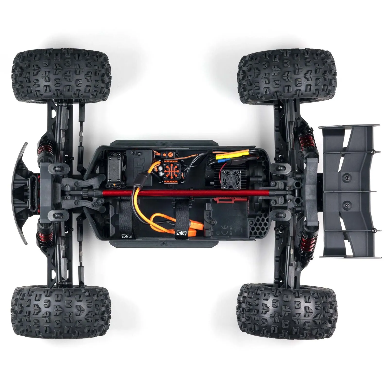 Arrma Kraton V2 4X4 BLX 4S RC Monster Truck Black/Blue ARA4408V2T2