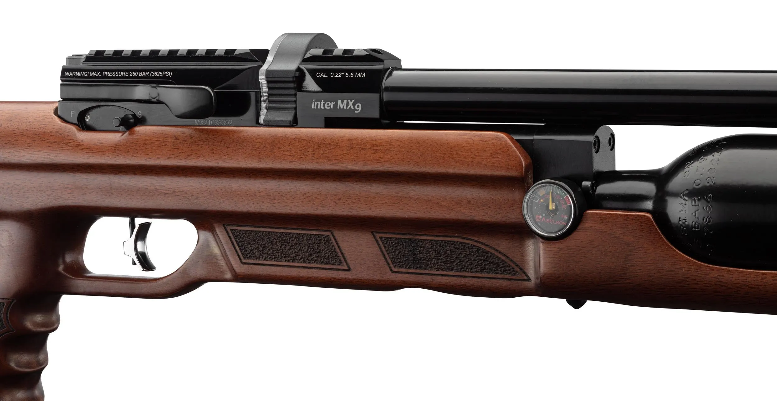 ASELKON MX9 REGULATED 500CC PCP SNIPER - .22