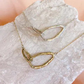 Asymmetrical Open Link Necklace