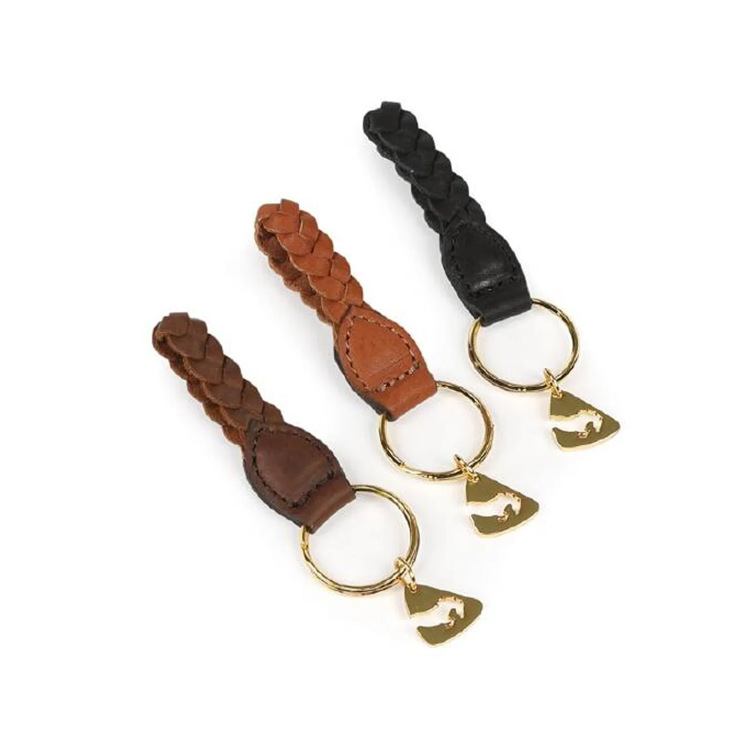 Aubrion Plaited Keyring
