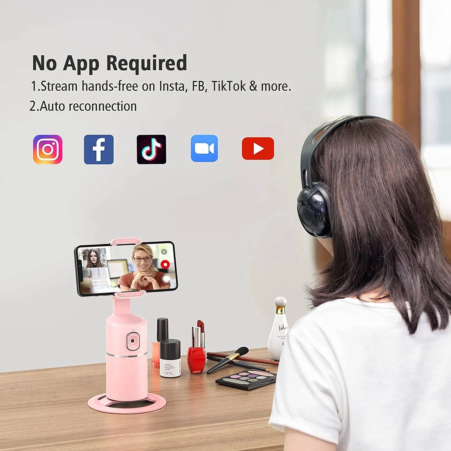Auto Face Tracking Phone Holder