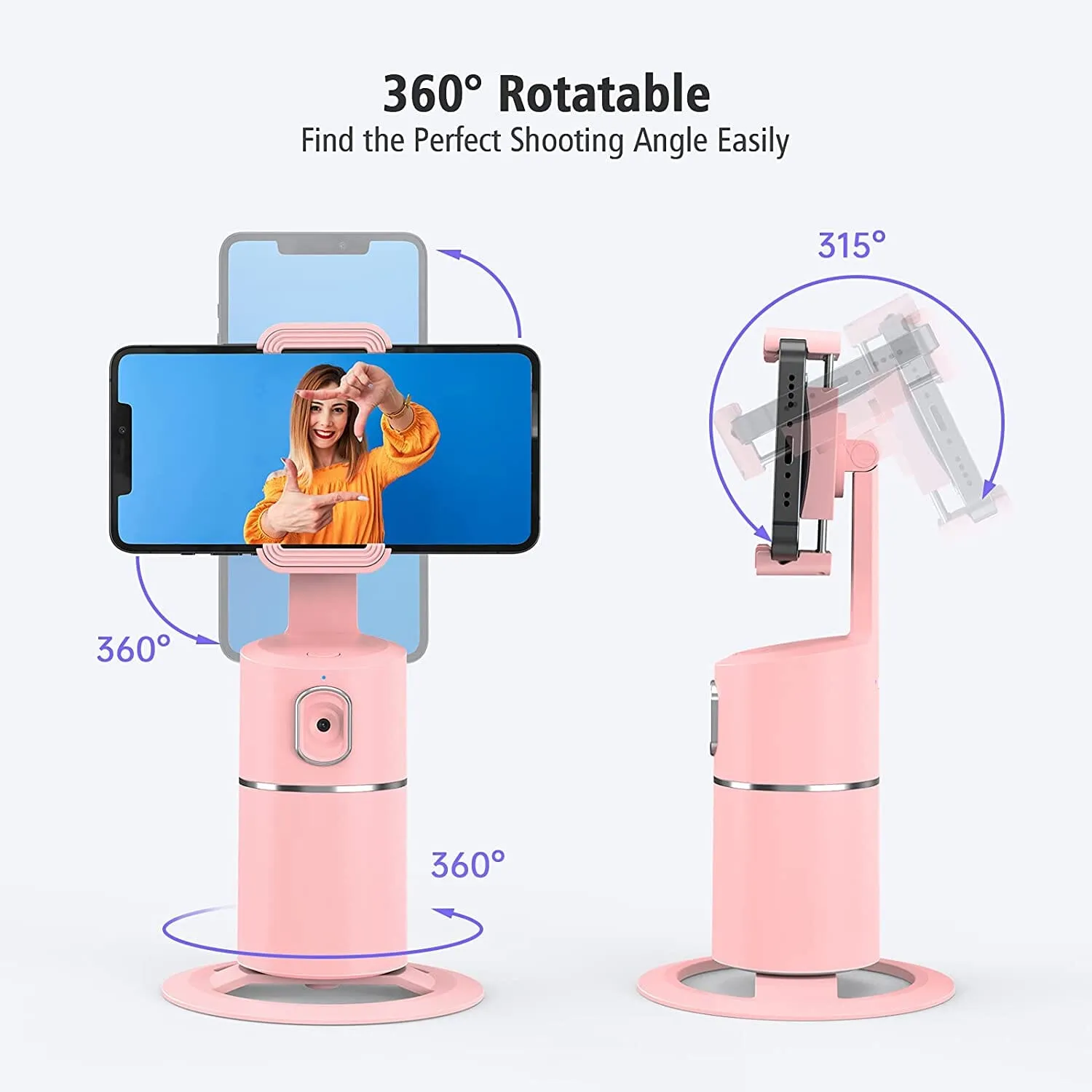 Auto Face Tracking Phone Holder