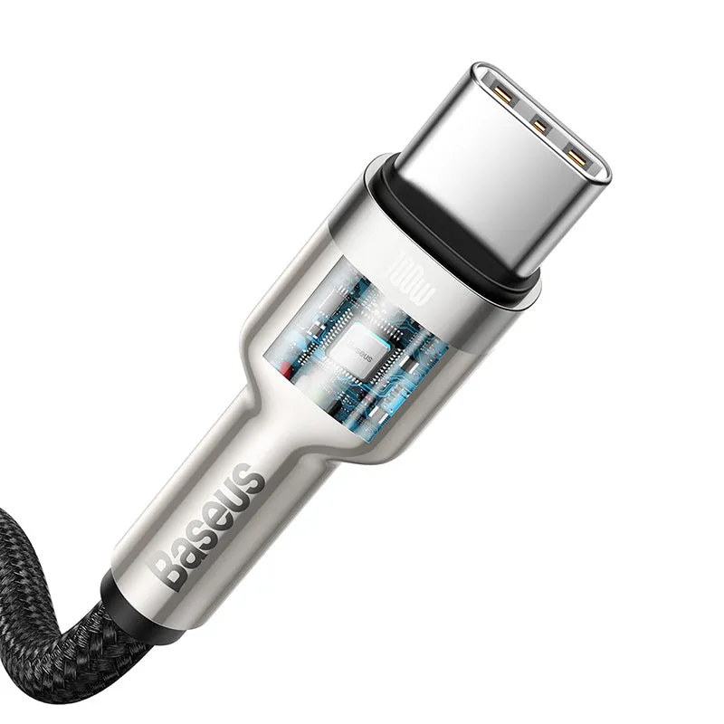 Baseus Cafule Metal Data cable USB Type C to Type C 100 W (20 V / 5 A) Power Delivery -CATJK-C01