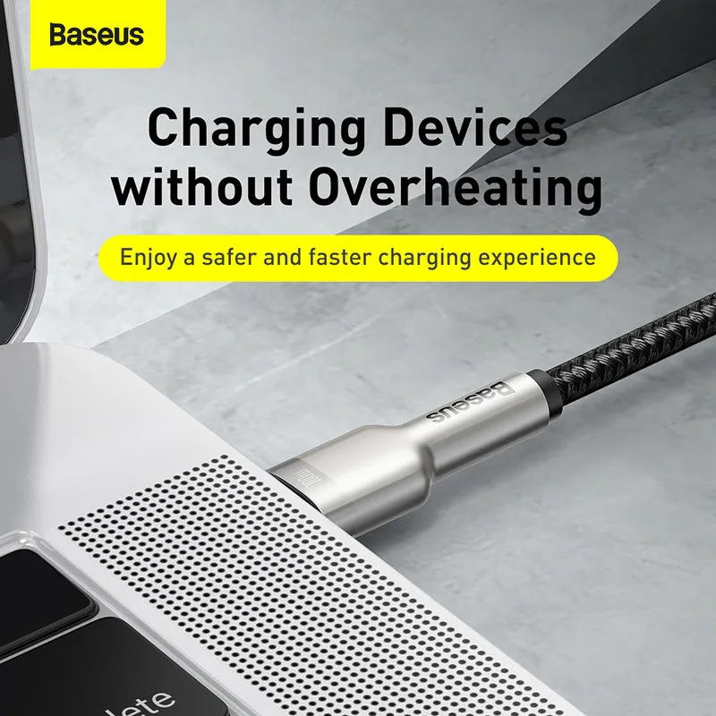 Baseus Cafule Metal Data cable USB Type C to Type C 100 W (20 V / 5 A) Power Delivery -CATJK-C01