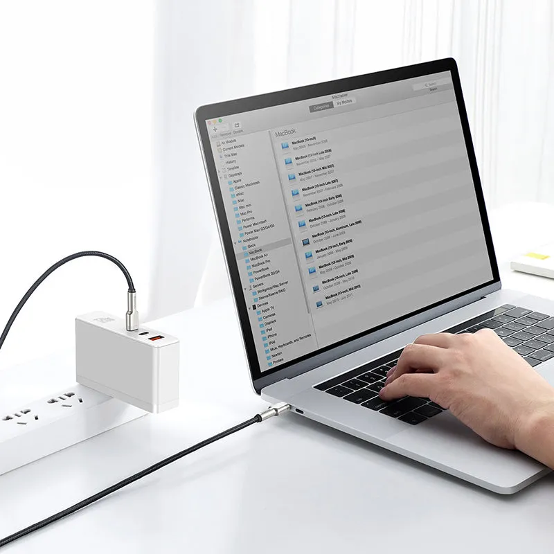 Baseus Cafule Metal Data cable USB Type C to Type C 100 W (20 V / 5 A) Power Delivery -CATJK-C01