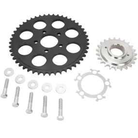 Belt to Chain Conversion Kit Harley 1200 Sportster 1995-2003 - Black Sprocket