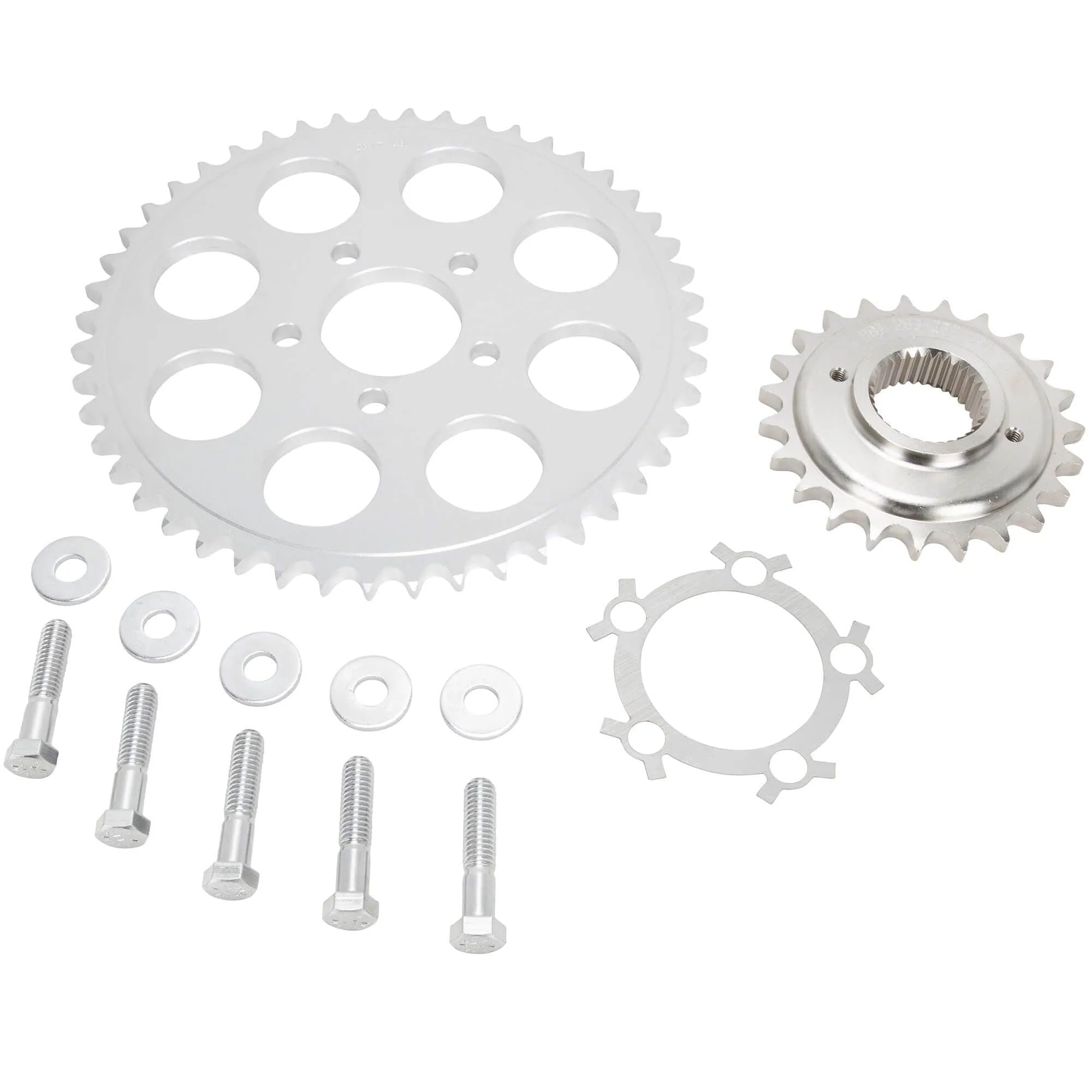 Belt to Chain Conversion Kit Harley 1200 Sportster 1995-2003 - Silver Sprocket