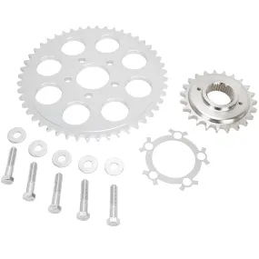 Belt to Chain Conversion Kit Harley 1200 Sportster 1995-2003 - Silver Sprocket