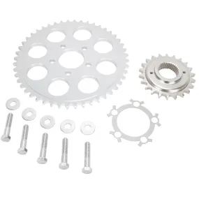 Belt to Chain Conversion Kit Harley 883 Sportster 1995-2003 - Silver Sprocket