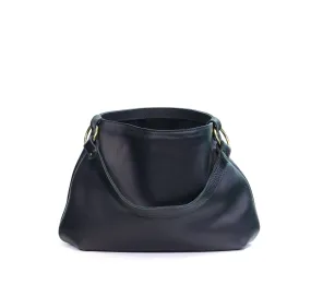 Black Leather Hobo