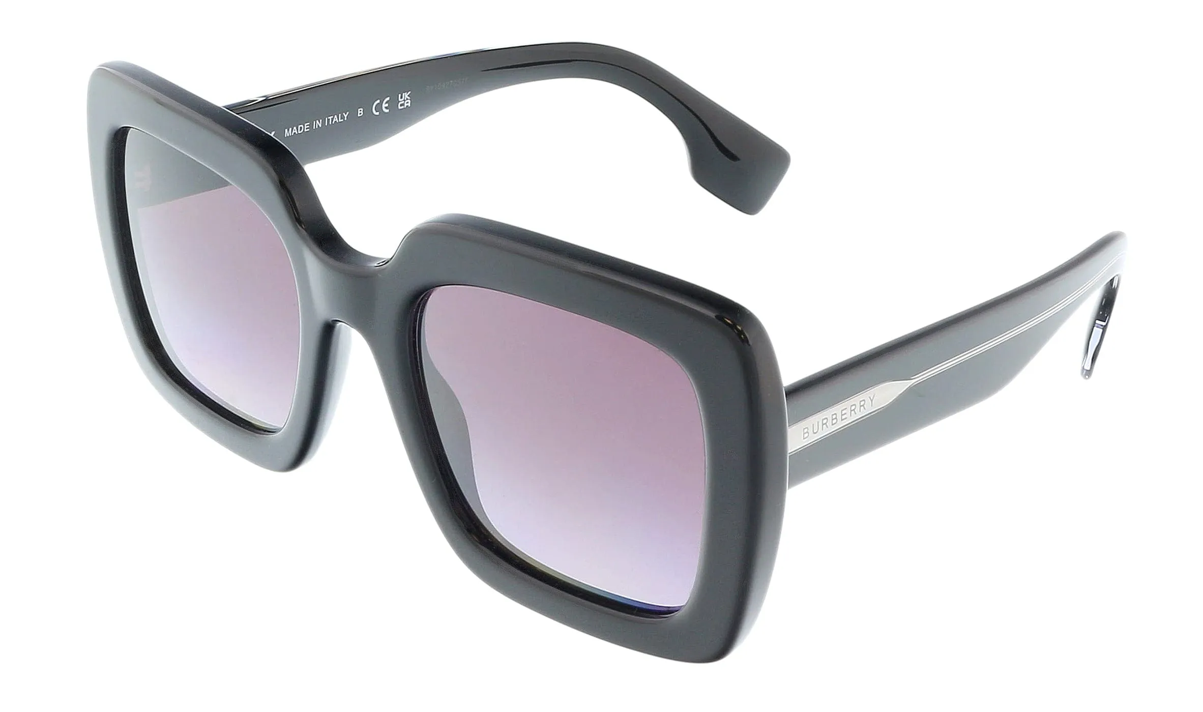 Burberry 0BE4284 37588H Black Square Full Rim Sunglasses