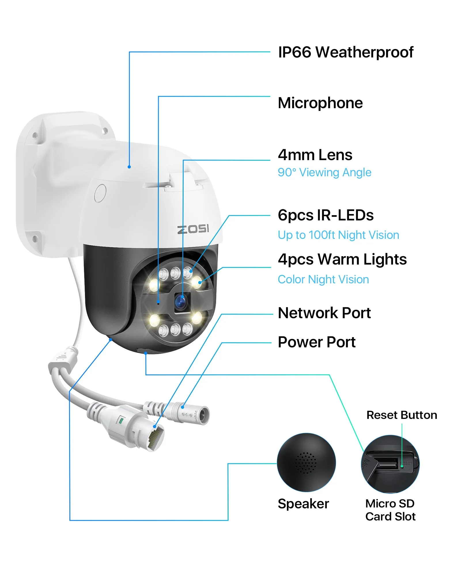 C296 4K Auto-Tracking PoE Camera