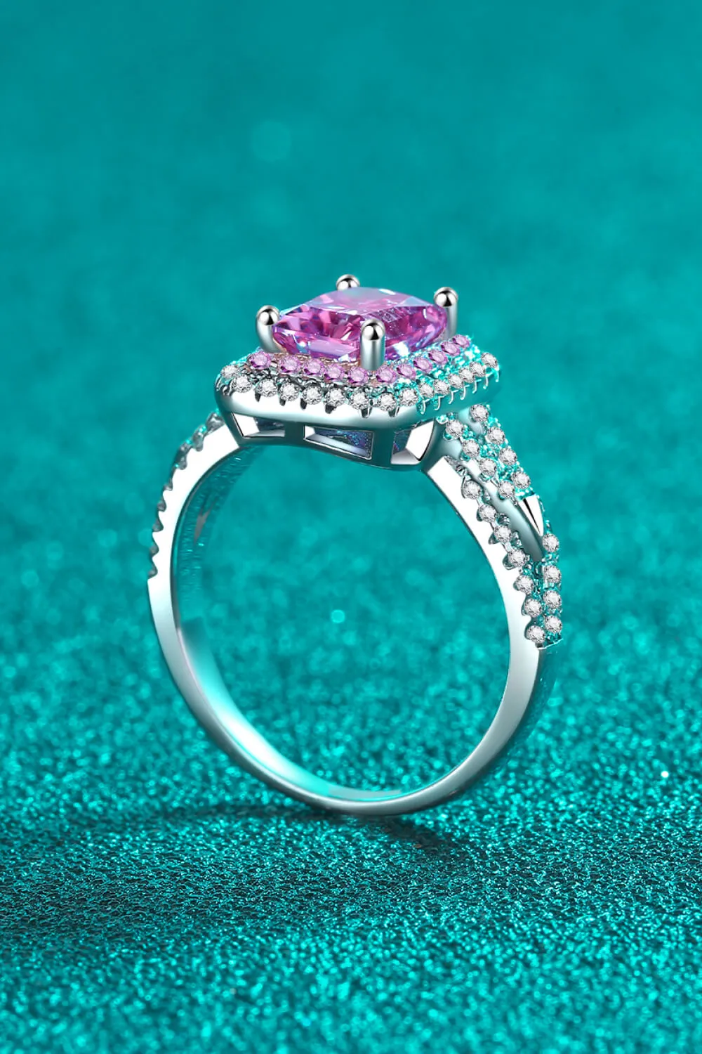 Can't Stop Your Shine 2 Carat Moissanite Ring
