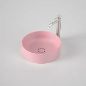 Caroma Liano II 400mm Round Above Counter Basin – Matte Pink