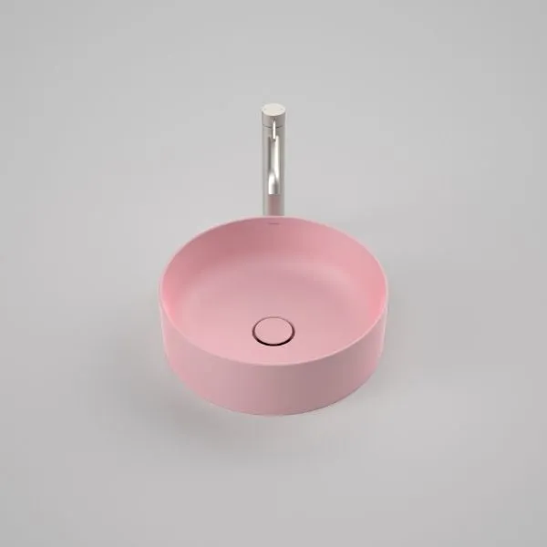 Caroma Liano II 400mm Round Above Counter Basin – Matte Pink