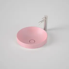 Caroma Liano II 400mm Round Inset Basin – Matte Pink