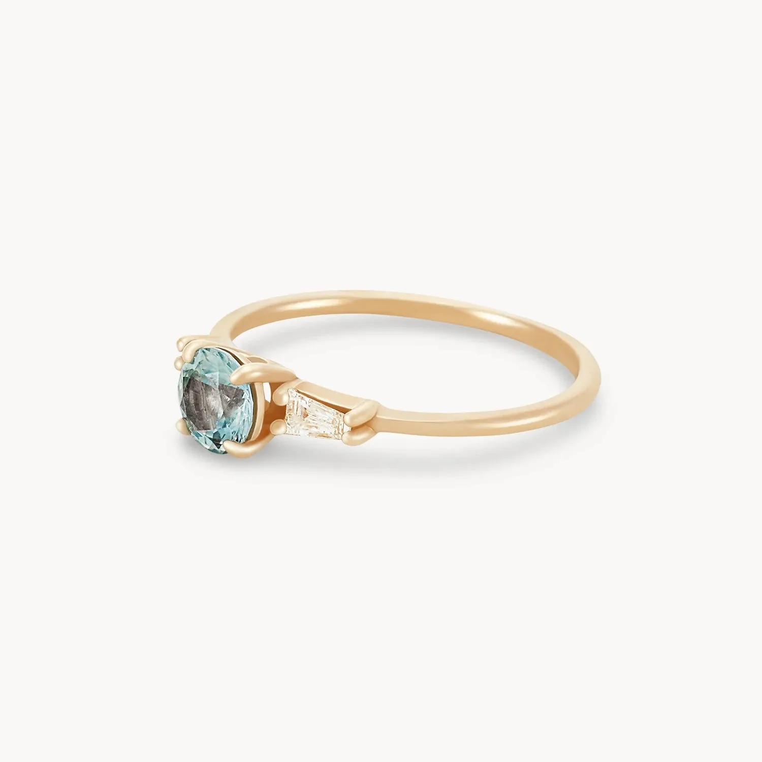 celestial love one-of-a-kind sapphire - green round sapphire