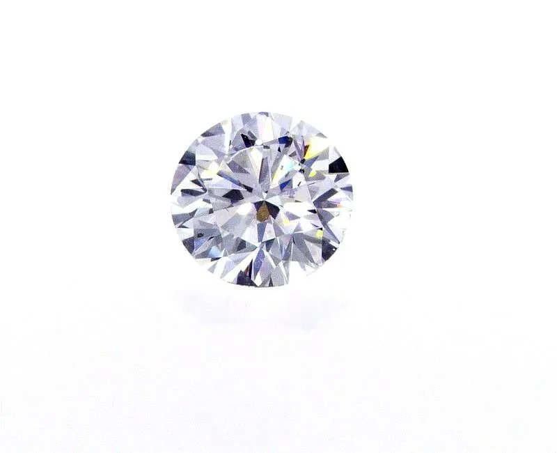 Certified 0.41 CT Natural Loose Diamond Round Cut Brilliant F Color SI1 Clarity