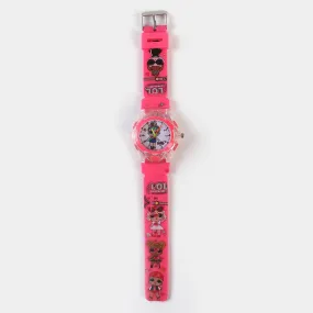 Character Wrist Watch Disco Light For Kids