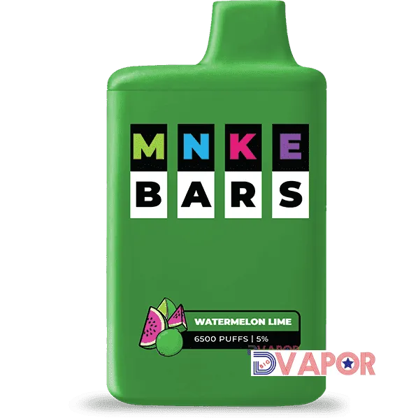 CLEARANCE MNKE Bar 16ml 6500 Puff 5% Rechargeable Disposable Vape