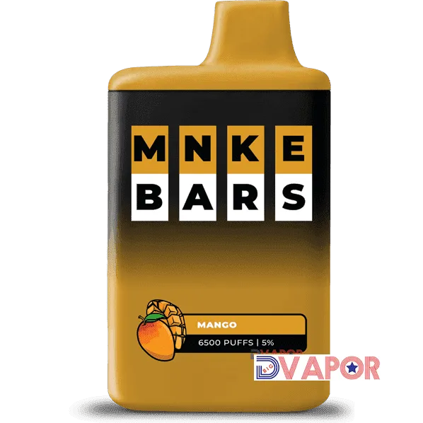 CLEARANCE MNKE Bar 16ml 6500 Puff 5% Rechargeable Disposable Vape