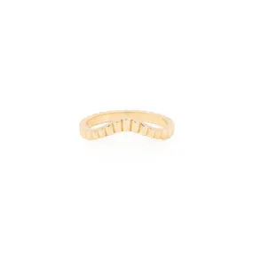 Contour band | 14k gold