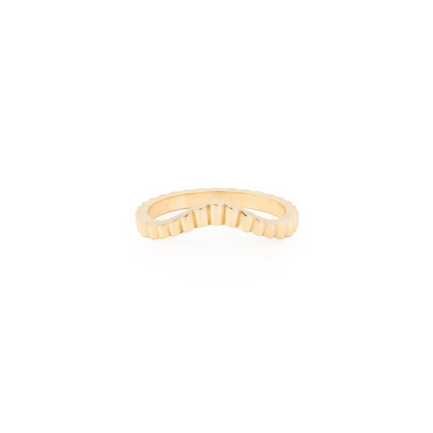 Contour band | 14k gold