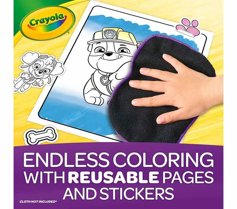 Crayola Paw Patrol Colour And Erase Sticker Activity Pad