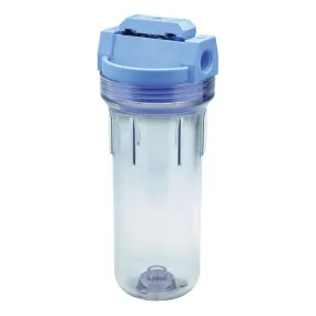 Culligan HF-360 Water Filter Housing, Buna-N/EPDM, Clear Blue